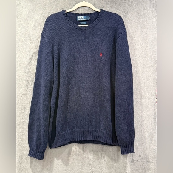 Polo Ralph Lauren Other - Vtg Polo Ralph Lauren Sweater Blue Classic Fit Pony Grandpa Old Money Men Sz XL